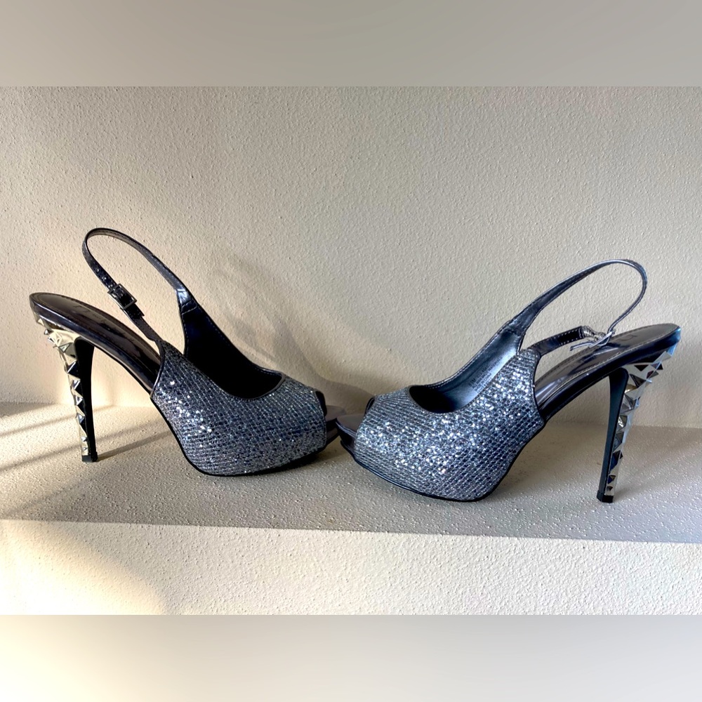 Silver Heal size 8.5